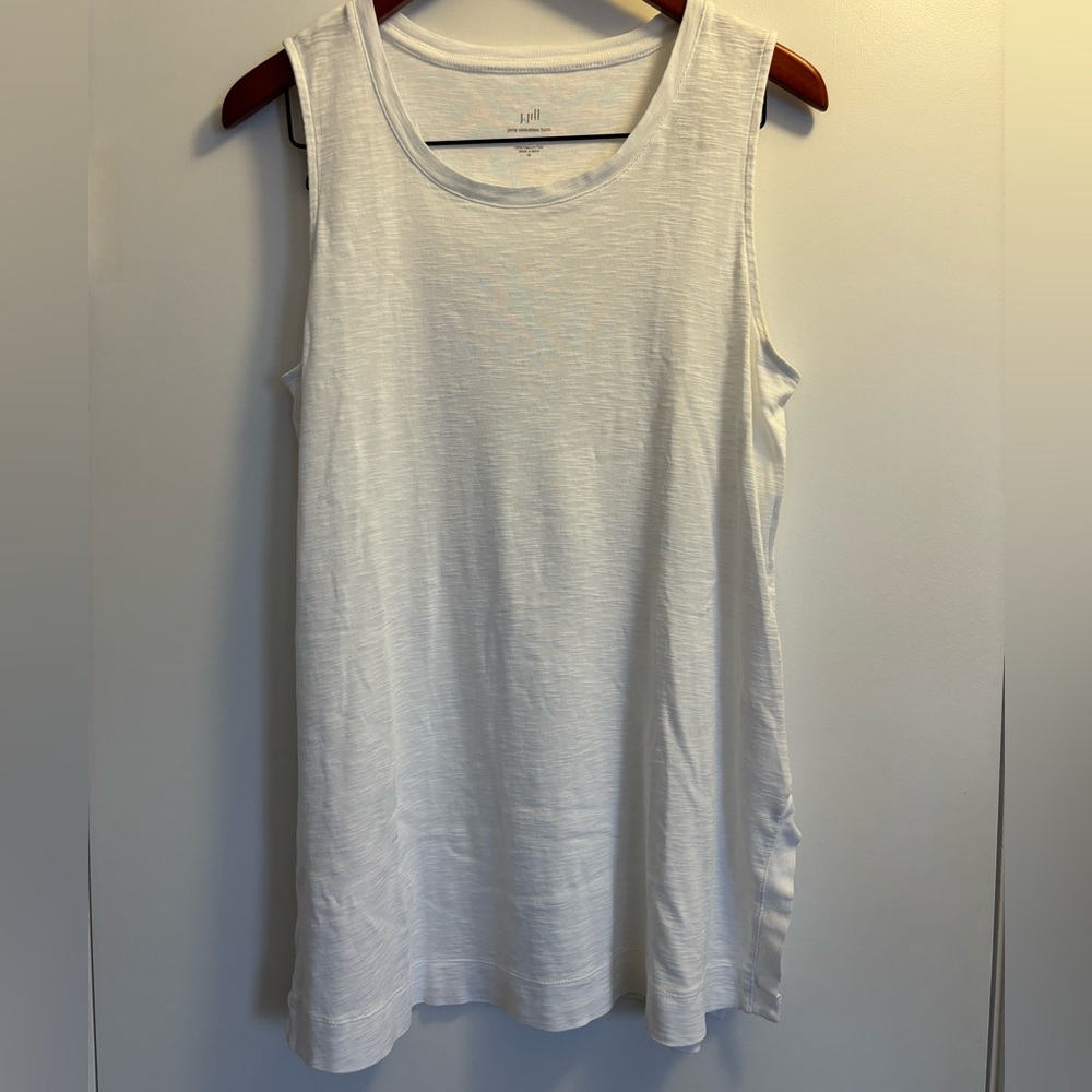 J.Jill White sleeveless tunic